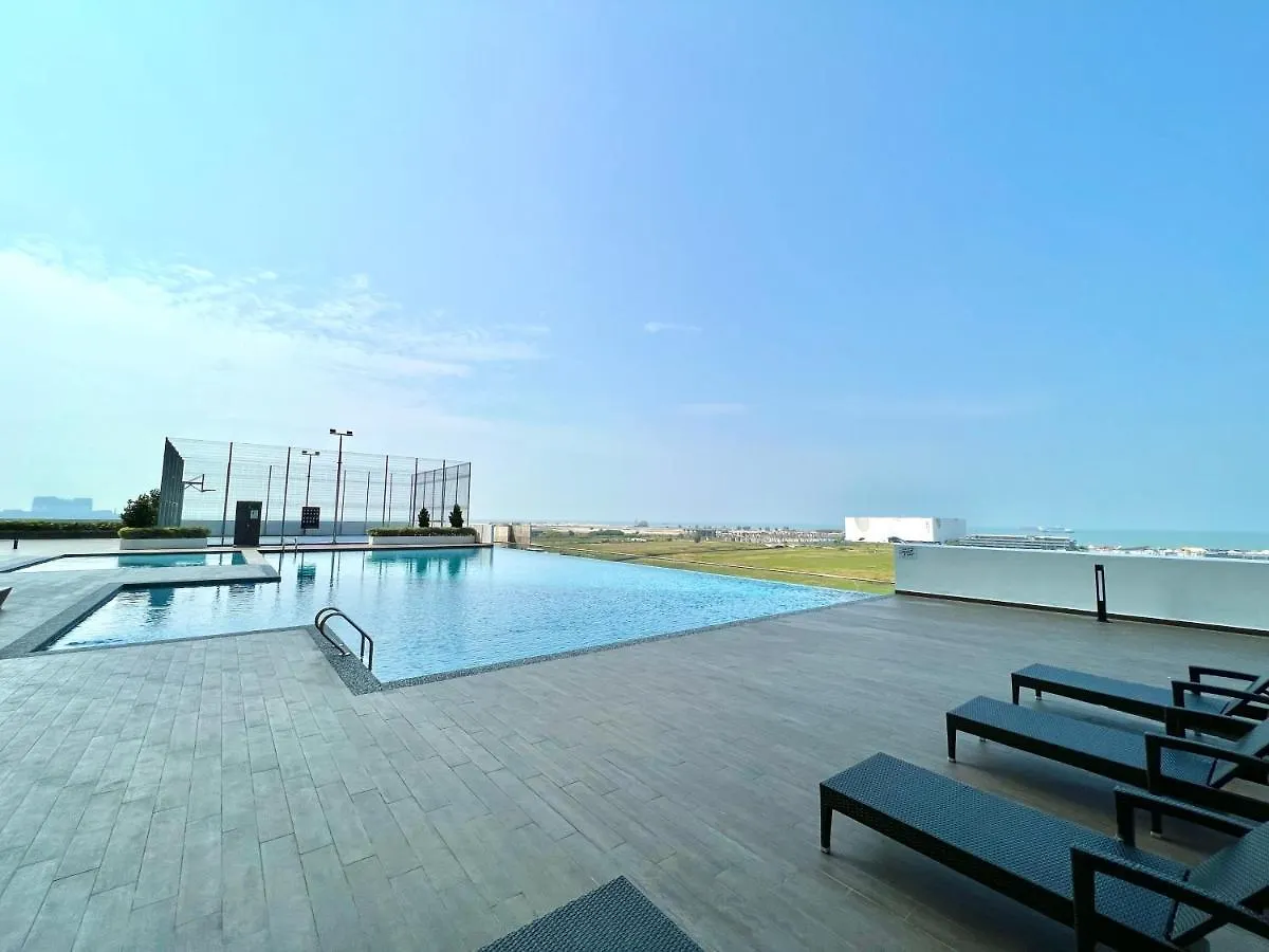 Melaka Homely 2R2B 1Carpark Seaview 2-5Pax Malacca